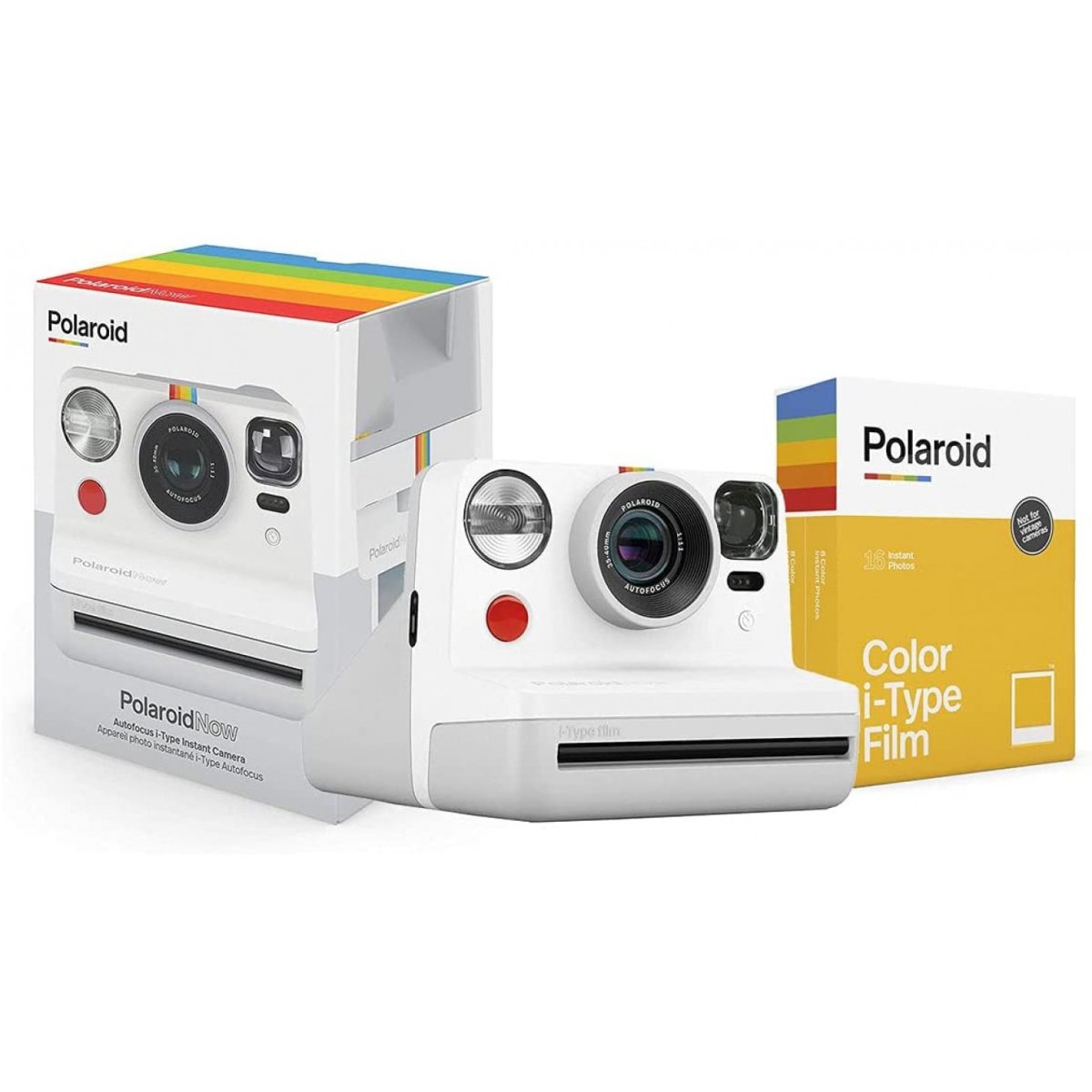 Kit Câmera Polaroid Now – Everything Box Com Filme – Branca