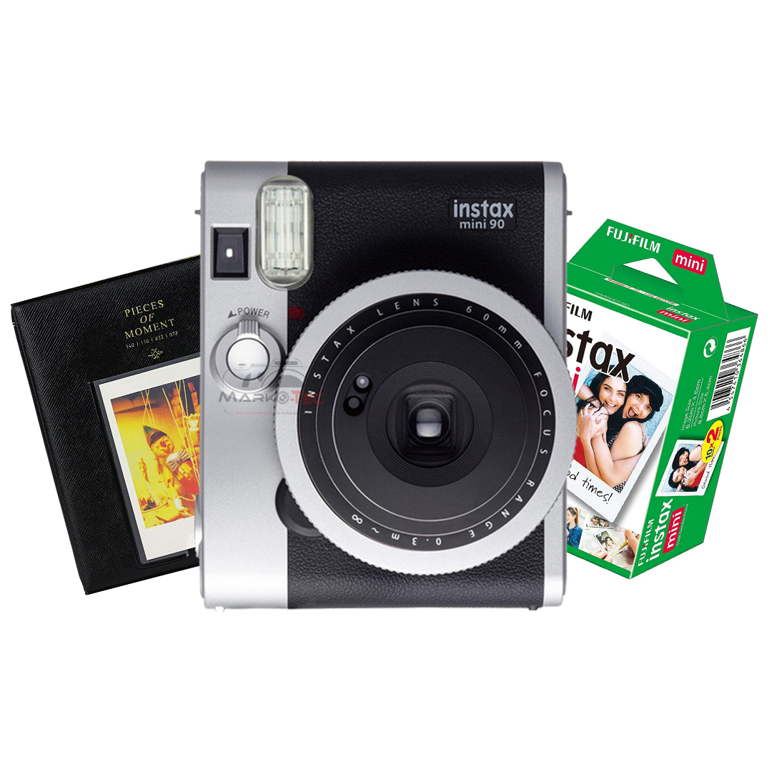 Câmera Fujifilm Instax Mini 90 Neo Classic – Preta