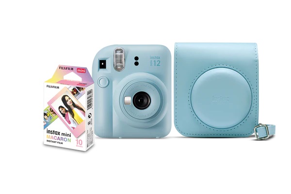 Kit Câmera Instax Mini 12 + 10 Filmes + Bolsa – Azul - Image 3
