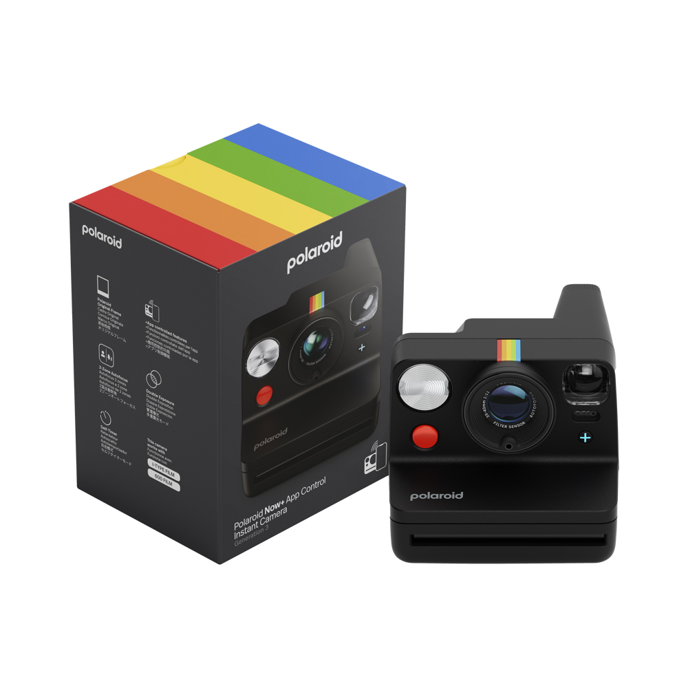 Câmera Instantânea Polaroid Now + (plus) 3 Gen – Preto