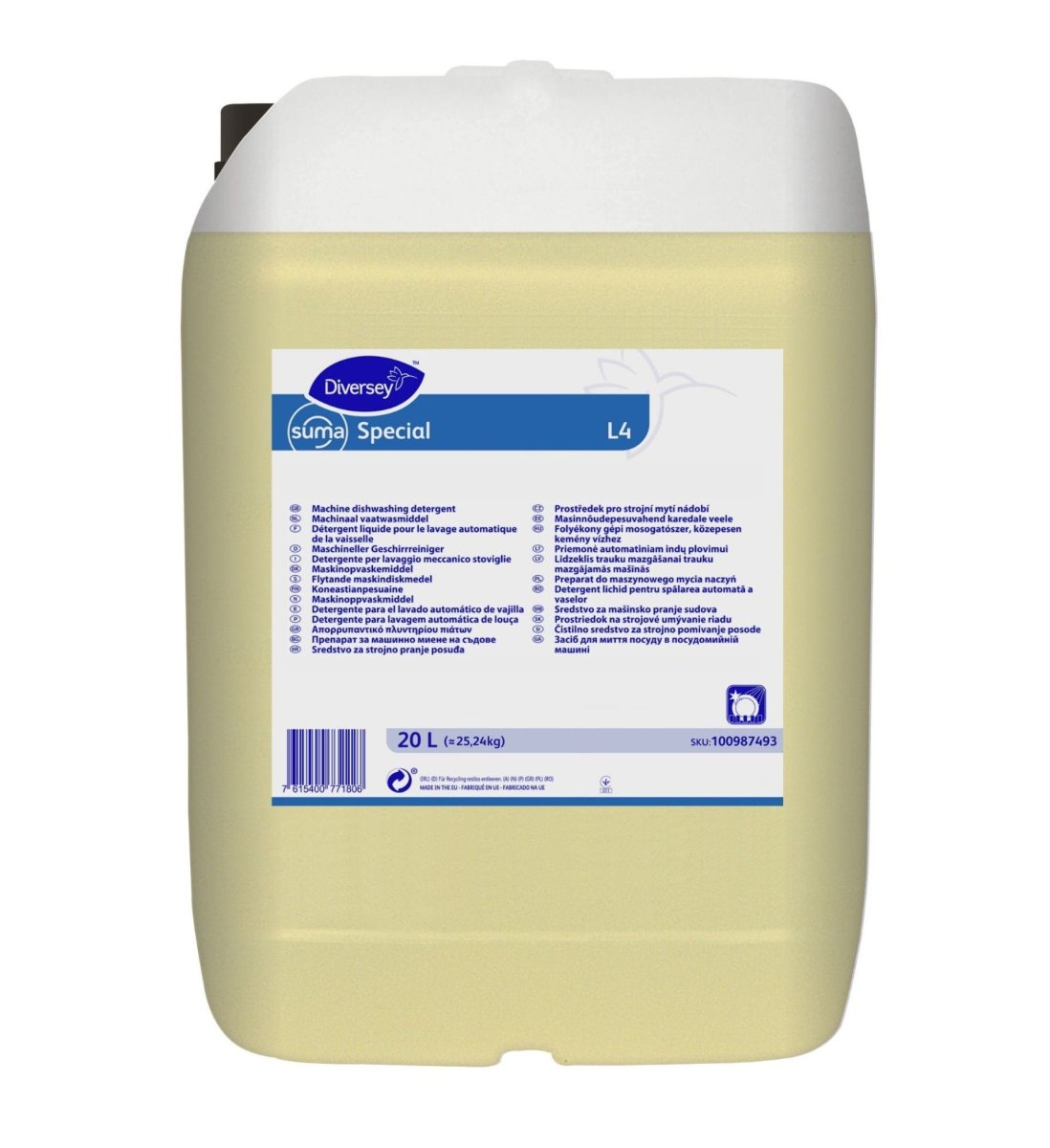 Suma Special L4 20L – Detergente para lavagem automática de louça – águas médias