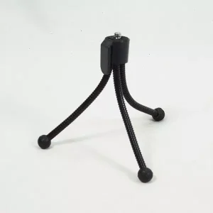 Mini Tripé Flexível Para Celular, Webcam, Câmeras de Ação