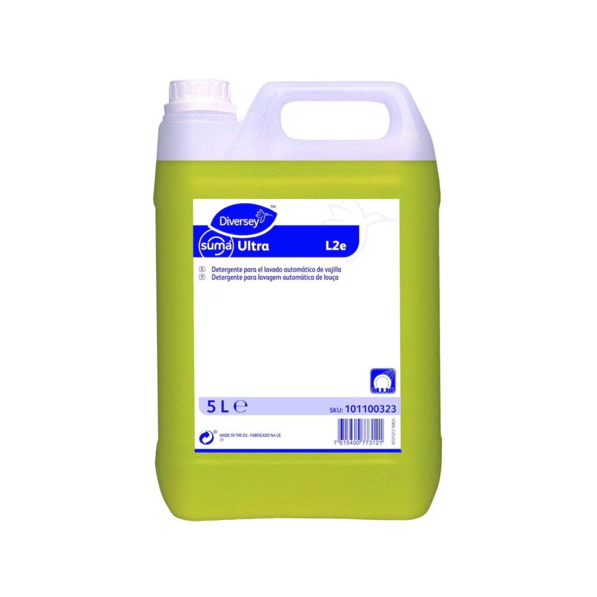 Suma Ultra L2e 5L – Detergente líquido para lavagem automática de loiça – águas macias