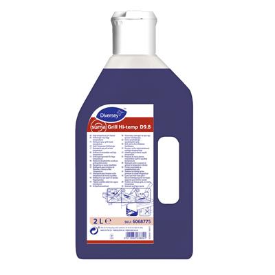 Suma Grill Hi-temp D9.8 2L – Detergente para limpeza a alta temperatura de fornos e grelhas