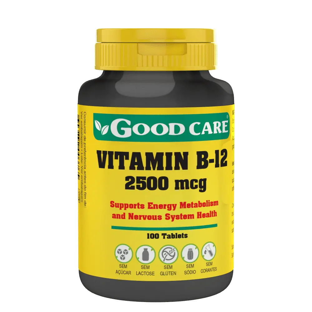 Vitamina B12 2500 Mcg – 100 Comp – Goodcare