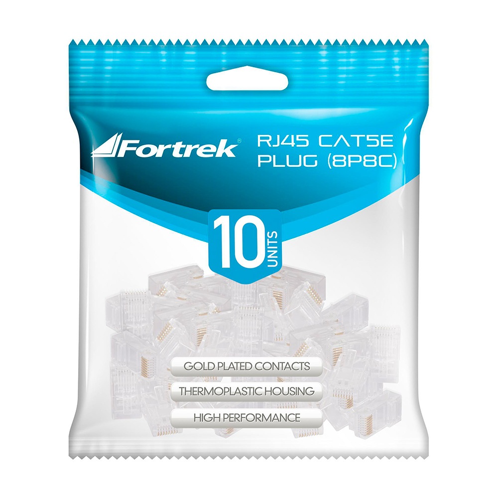 Conector Macho CAT5E RJ45-101 Fortrek
