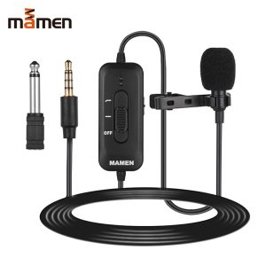Microfone de Lapela Onidirecional Mamen KM-D2