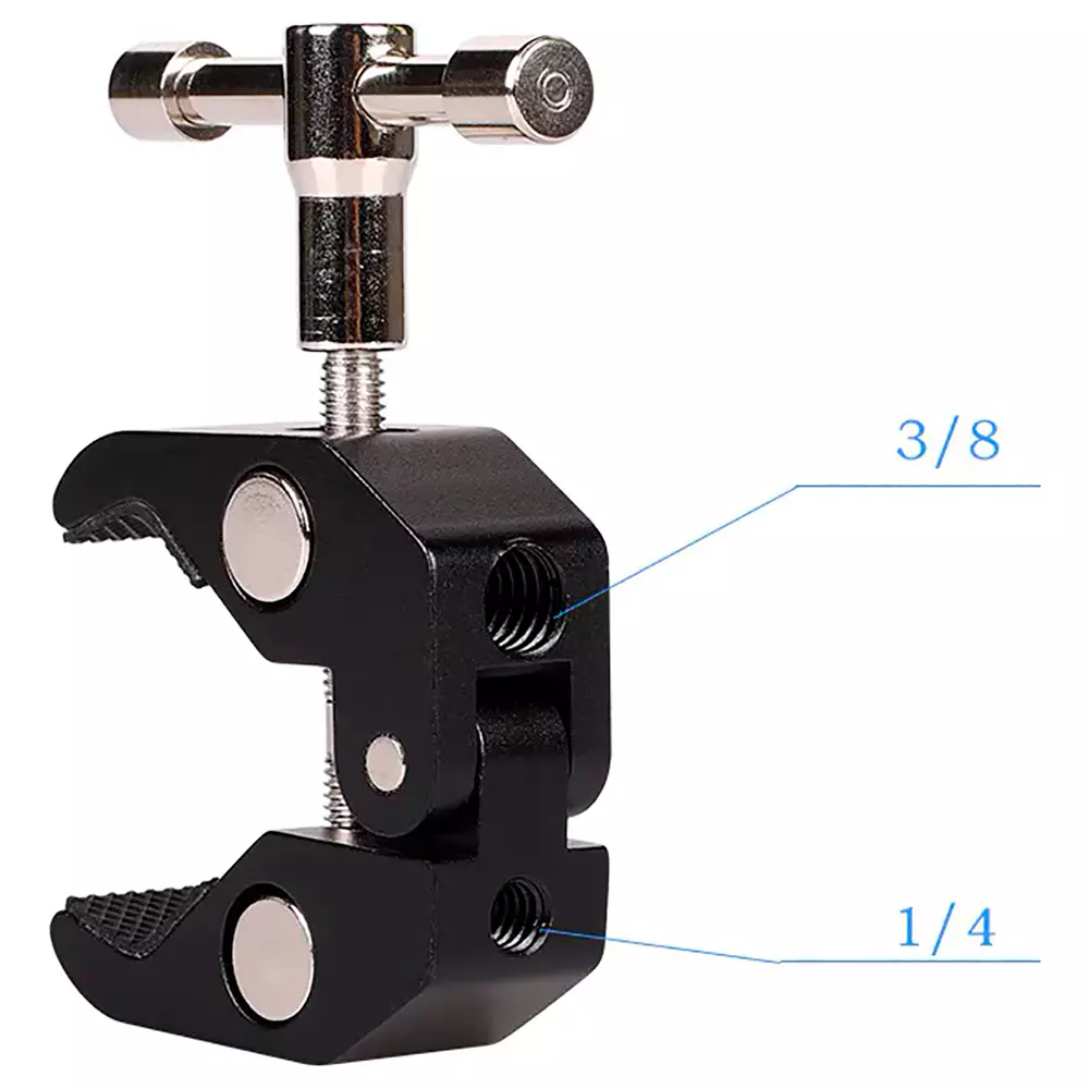 Super Clamp Garra com Entradas 1/4 e 3/8 - Image 5
