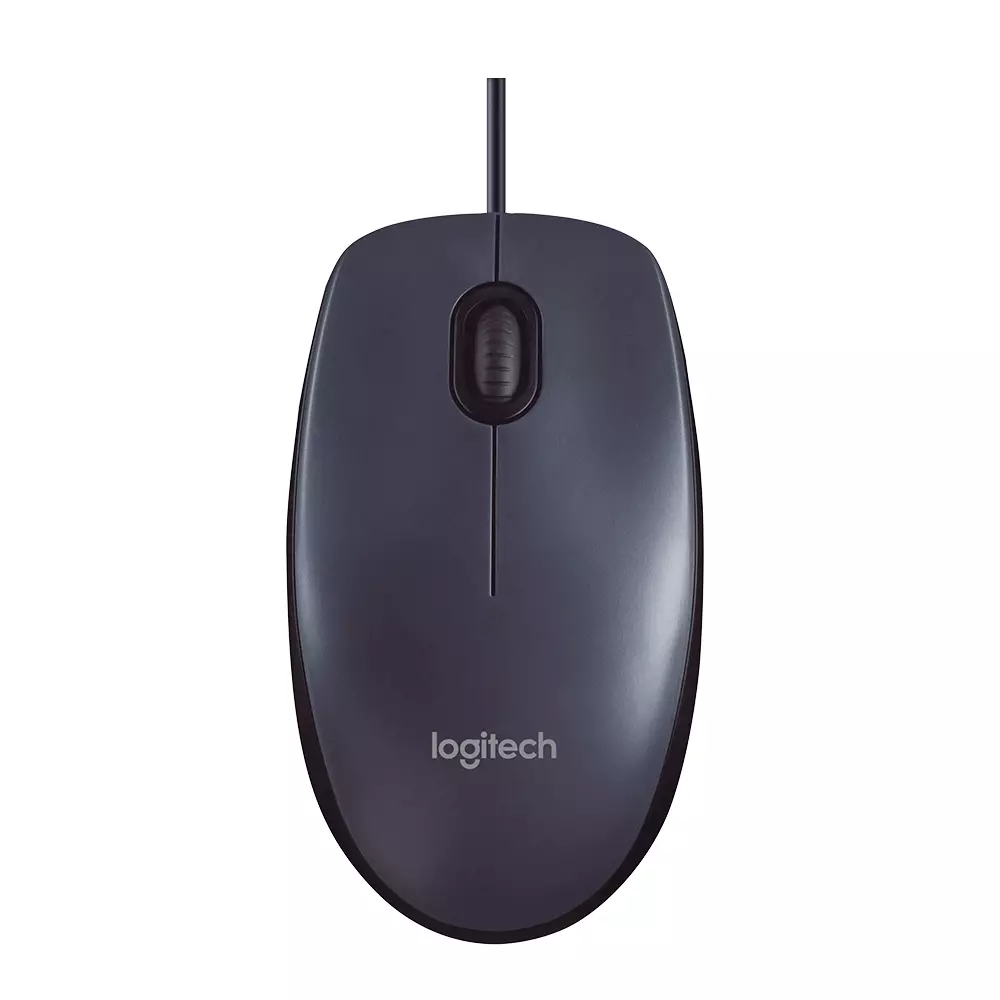 Mouse Logitech M100 Com Fio USB 1.000 DPI Cinza/Preto